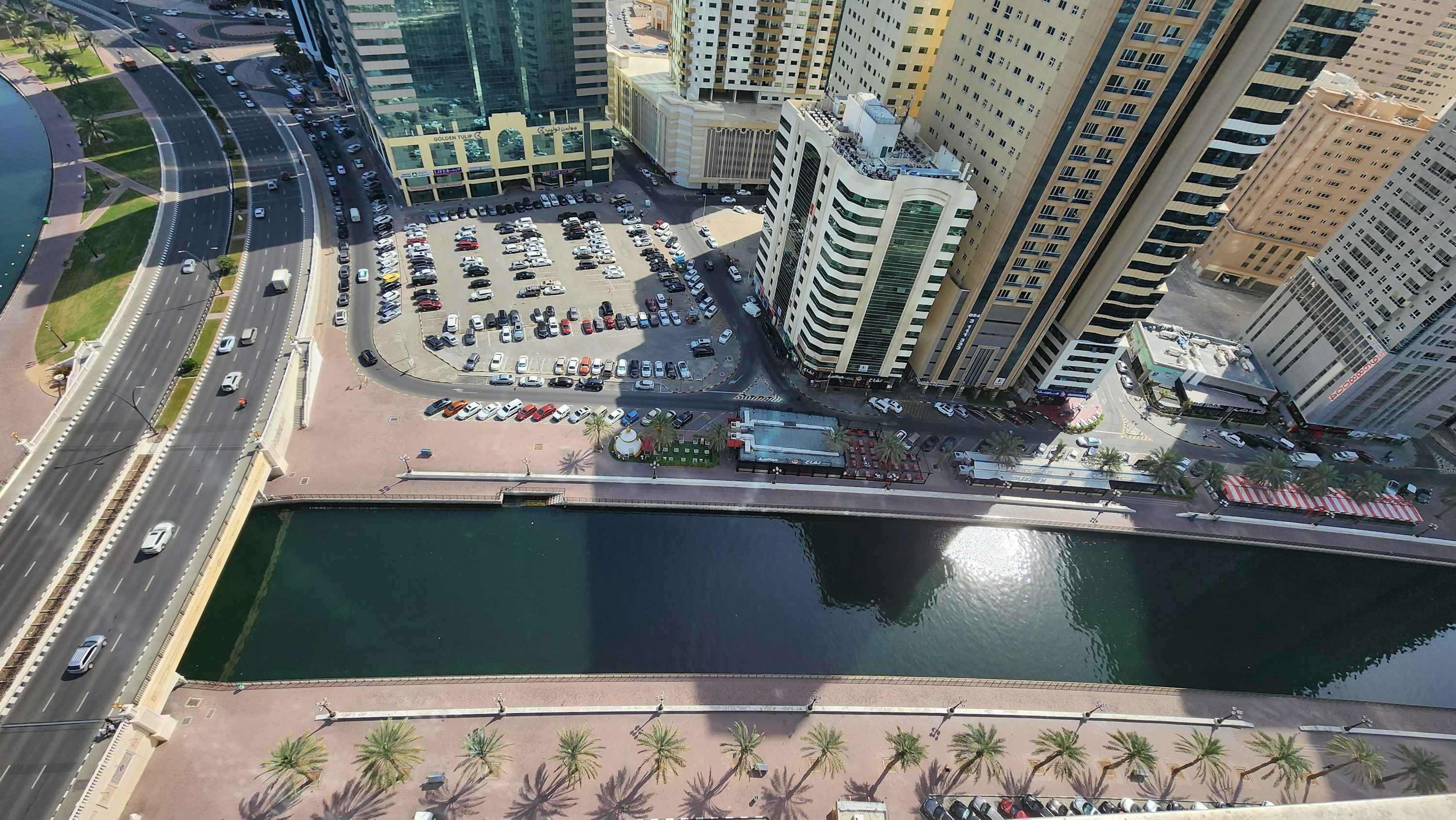 Aerial view of Dubai